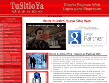 Tablet Screenshot of paginastusitiowebya.com